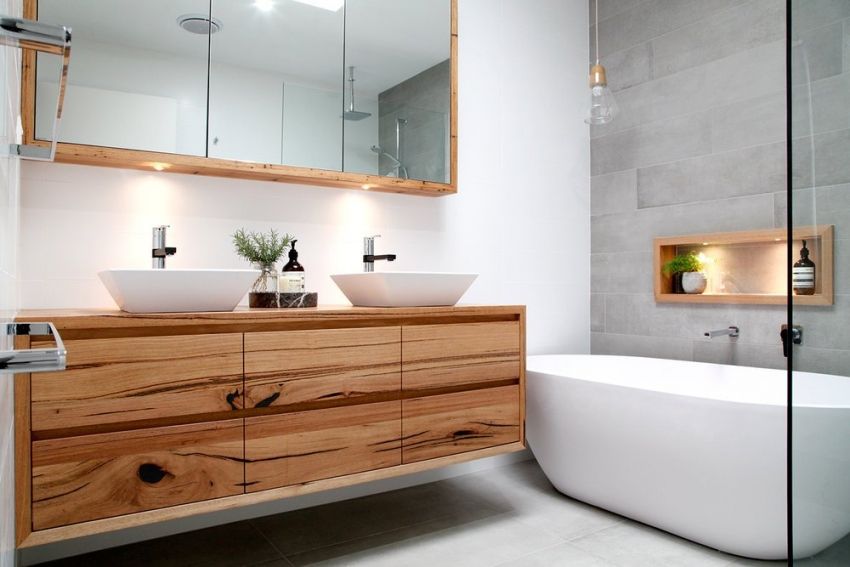 Conception de la salle de bain: tuiles photo finish meilleurs intérieurs