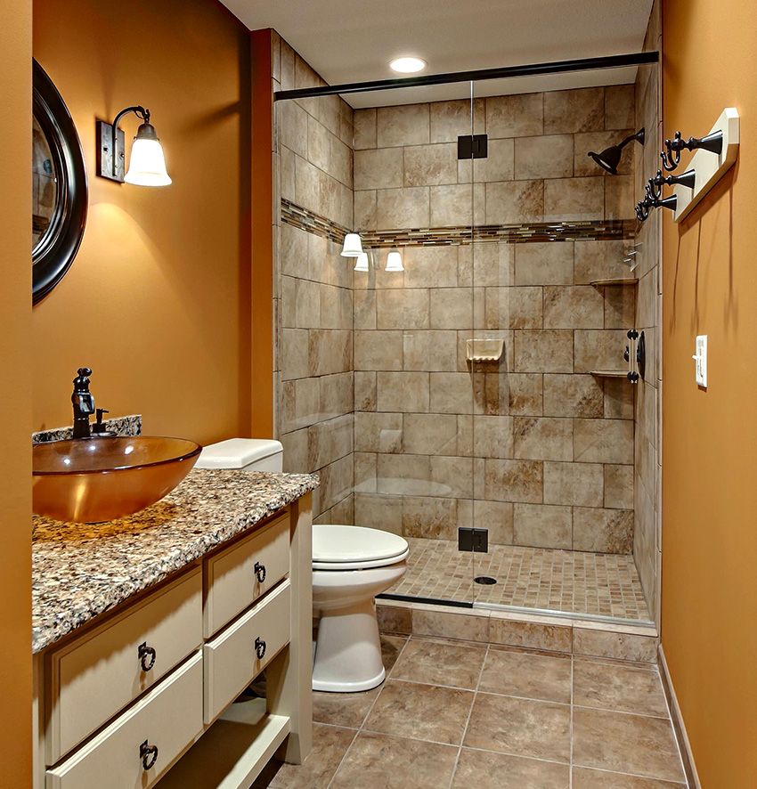 Douche dans une niche: la meilleure option pour une petite salle de bain