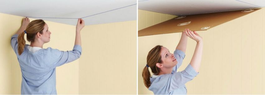 Comment coller les carreaux de plafond: les caractéristiques de la création d'un plafond inhabituel