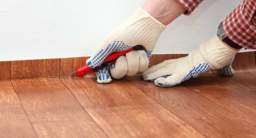 Comment poser le linoléum: les règles de la coupe et de la pose de revêtements de sol