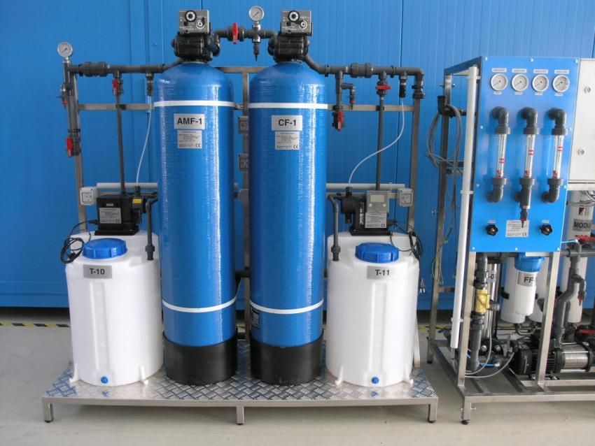 Purification de l'eau du fer d'un puits: méthodes chimiques et mécaniques