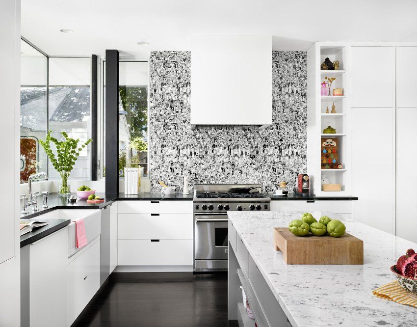 Décoration murale dans la cuisine: options de conception, recommandations pour le choix des matériaux