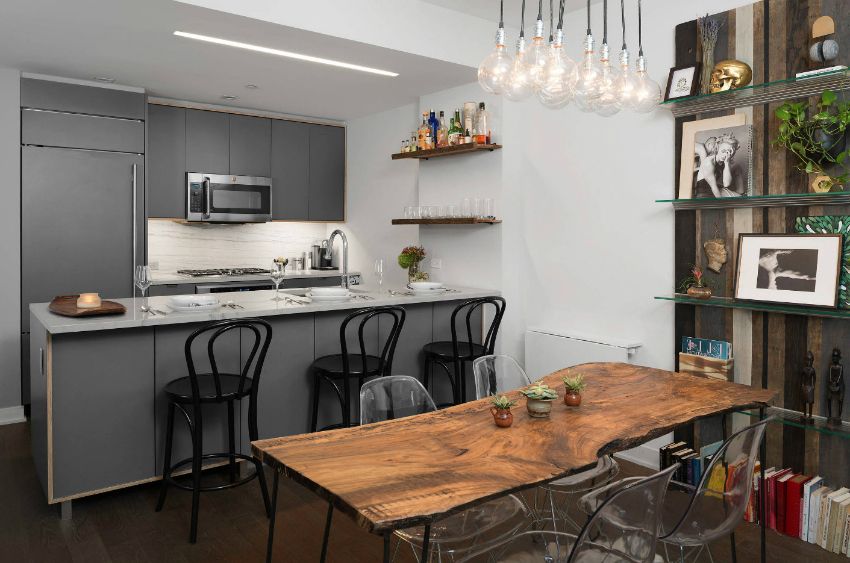 Rénovation de la cuisine: design, photo des intérieurs réels et choix des matériaux de finition