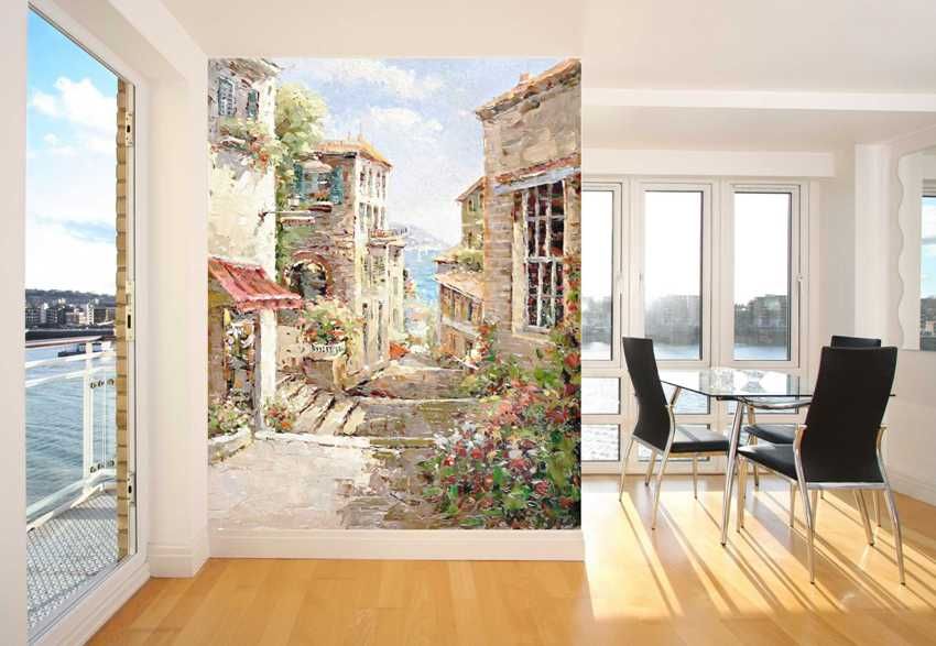 Peindre les murs à l'intérieur: une solution inhabituelle dans un appartement moderne