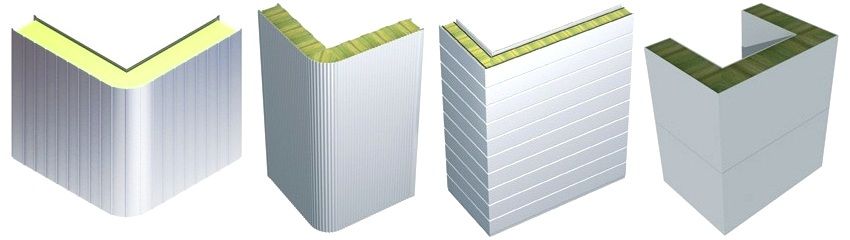 Panneaux sandwich: dimensions et prix de la toiture, des plaques de mur et des cornières