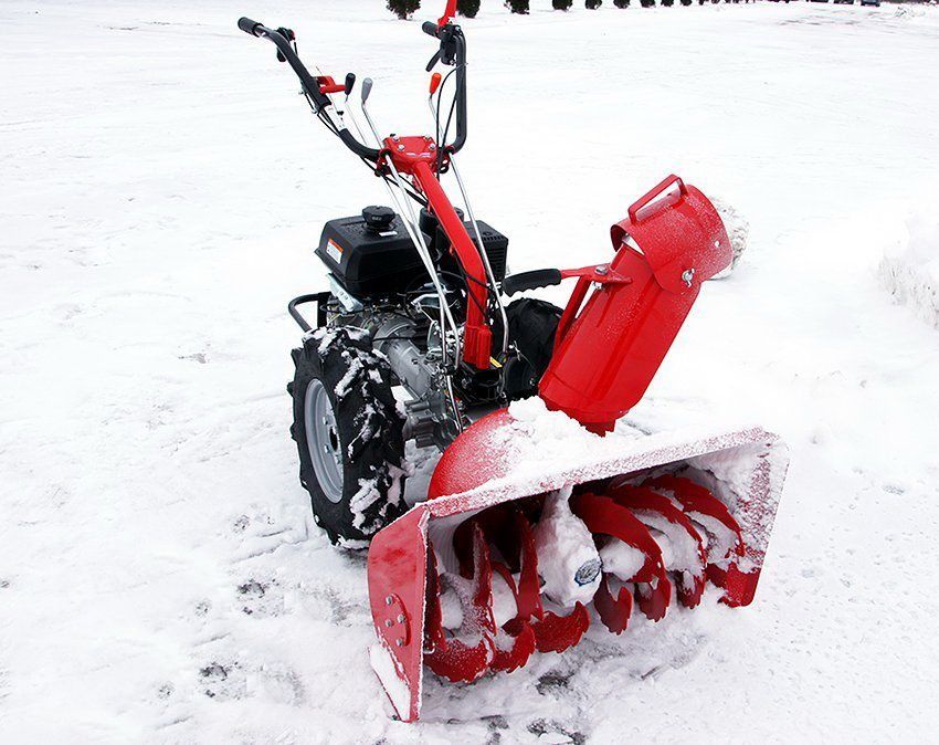 Souffleuse à neige pour motobloc: principe de fonctionnement et bases de montage