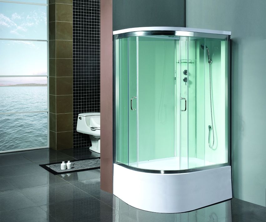 Douche d'angle 90x90 avec base haute: la meilleure option pour la salle de bain